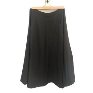 New Kate Spade Black pleat skirt